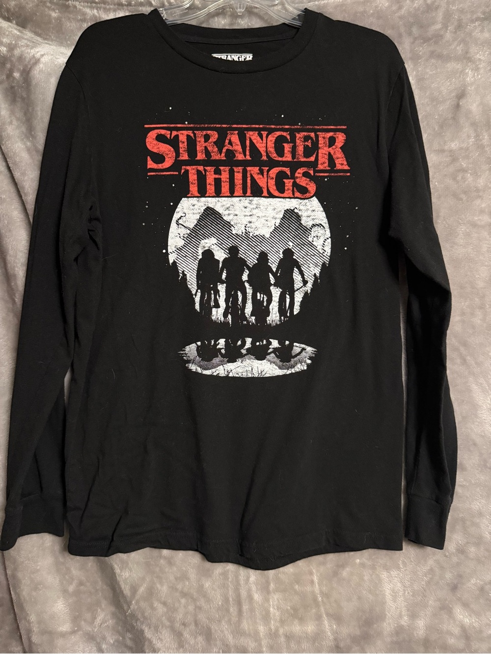 Black Long Sleeve Graphic Tee